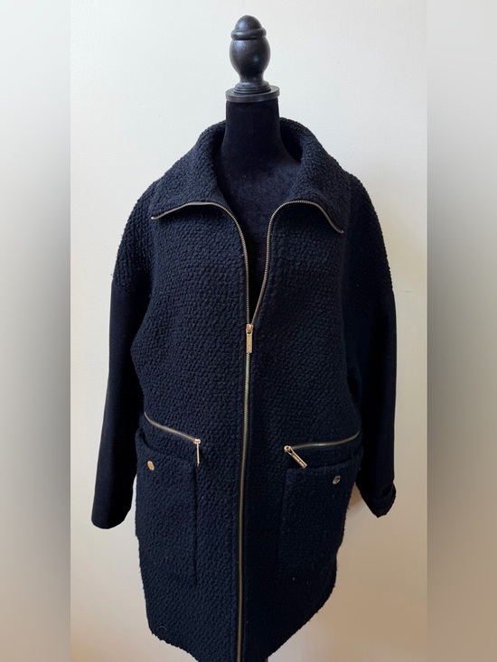 Michael Kors Jackets & Blazers - Michael Kors Black Coat Designer Classic M Elegant Chic Minimal Luxury Jacket